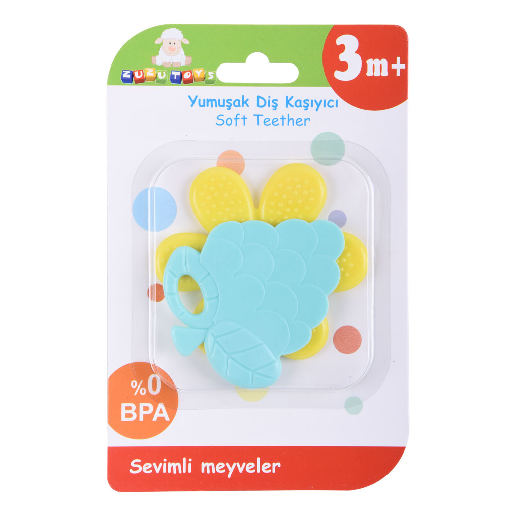 Sevimli Meyveler Diş Kaşıyıcı (2'li)