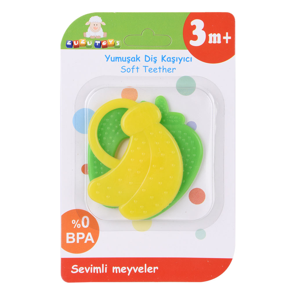 Sevimli Meyveler Diş Kaşıyıcı (2'li)