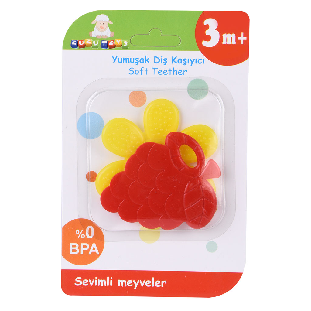 Sevimli Meyveler Diş Kaşıyıcı (2'li)