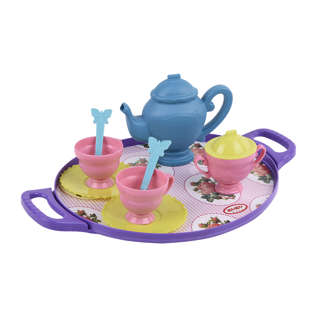 Teapot Set in Tray