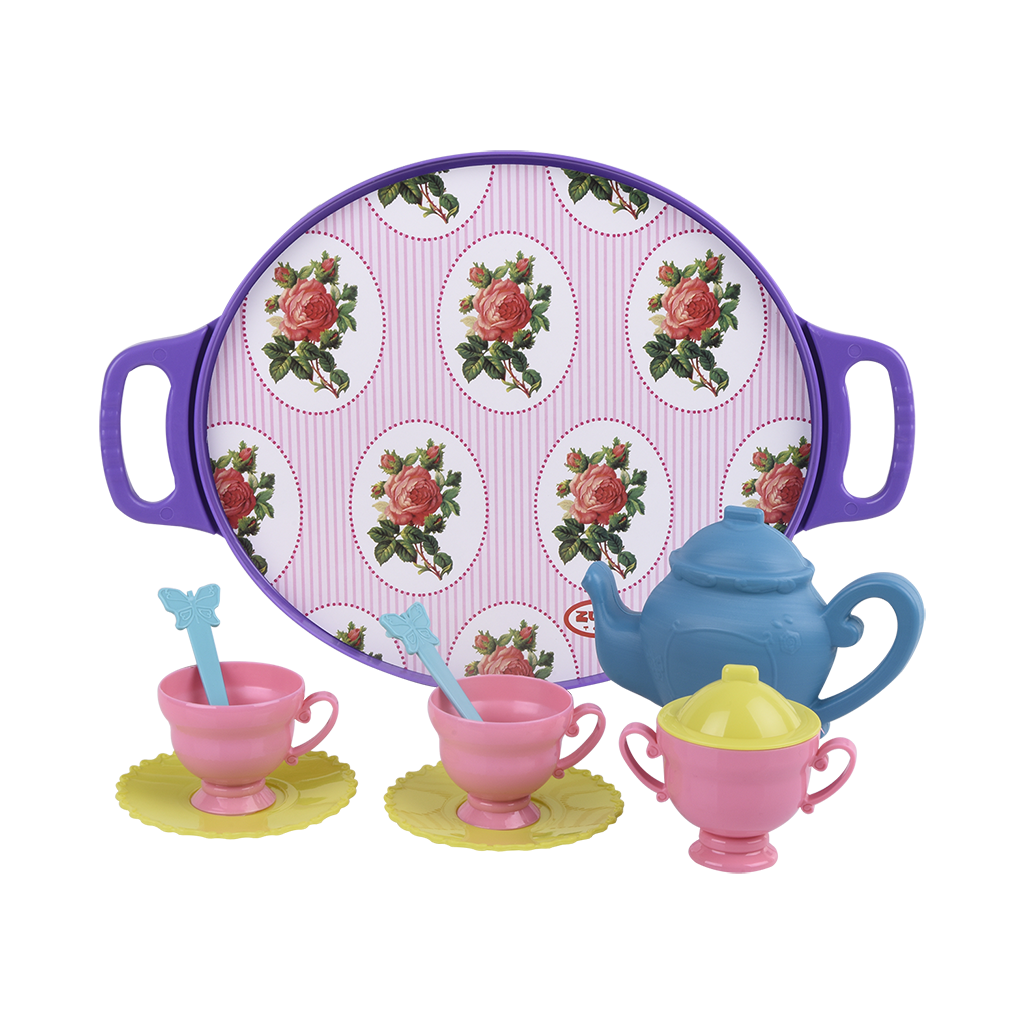 Teapot Set in Tray