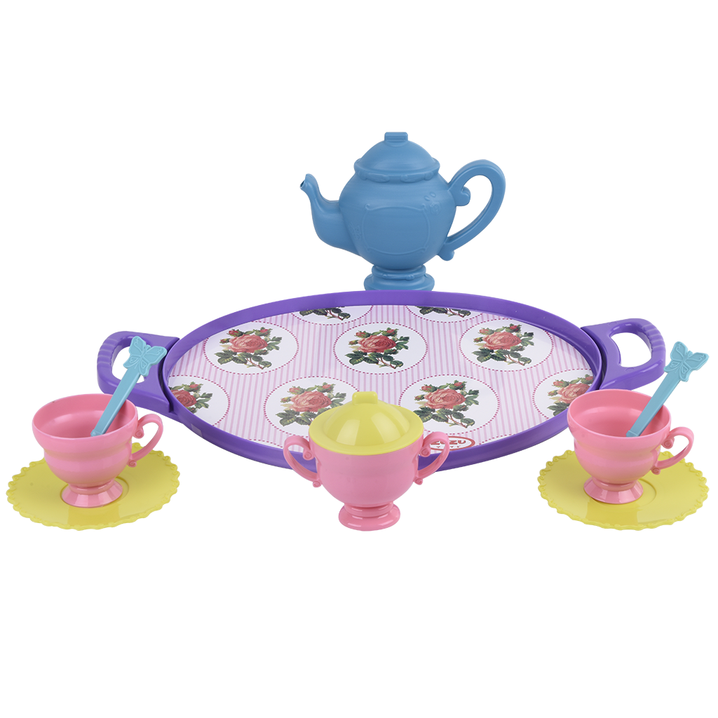 Teapot Set in Tray